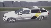 Skoda Octavia VRS Яндекс Такси для GTA San Andreas миниатюра 2
