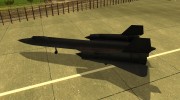 SR-71 Blackbird для GTA San Andreas миниатюра 2