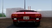 Lamborghini Urraco для GTA San Andreas миниатюра 5