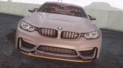 2016 BMW M4 GTS para GTA San Andreas miniatura 2