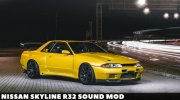 Nissan Skyline R32 Sound Mod для GTA San Andreas миниатюра 1