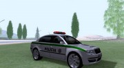 Skoda Superb POLICIA para GTA San Andreas miniatura 4