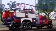 Hummer H2 Firetruck Fire Department City of Los Sanos for GTA San Andreas miniature 4