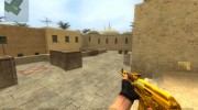 Default AK-47 *GOLD* skin! New texture! для Counter-Strike Source миниатюра 1