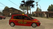 Renault Scenic Mk2 Crveni Taxi для GTA San Andreas миниатюра 4