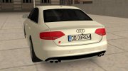 Audi S4 B8 для GTA San Andreas миниатюра 4