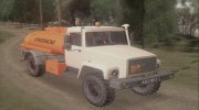 ГАЗ 3308 v.4 Топливозаправщик for GTA San Andreas miniature 1