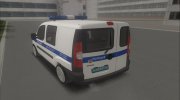 Fiat Doblo Van 2009 Полиция для GTA San Andreas миниатюра 3