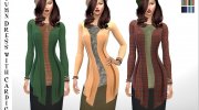 Dress with Cardigan for Sims 4 miniature 1