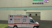 RTW Ambulance para GTA Vice City miniatura 2