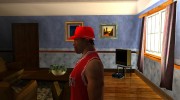 Кепка puma ярко красная для GTA San Andreas миниатюра 4