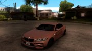 BMW M2 2018 (SA STYLE) для GTA San Andreas миниатюра 1