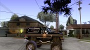 Chevrolet Blazer K5 Monster Skin 2 для GTA San Andreas миниатюра 5