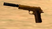 Gold Silenced Pistol for GTA San Andreas miniature 1