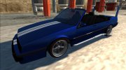 GTA IV Willard Cabrio Custom для GTA San Andreas миниатюра 1