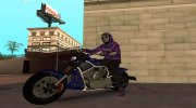GTA V Western Motorcycle Nightblade Con Paintjobs v.1 for GTA San Andreas miniature 1