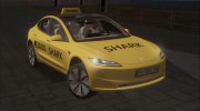 Tesla Model 3 Shark Taxi for GTA San Andreas miniature 1