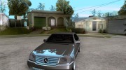 Mercedes Benz 600 SEC для GTA San Andreas миниатюра 1