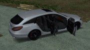 Mercedes-Benz CLS63 AMG X218 Shooting Brake for GTA San Andreas miniature 4