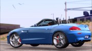 BMW Z4 2011 sDrive35is 2 Extras (HQ) для GTA San Andreas миниатюра 3