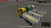 Volvo FH16 FLATBED (v1.0 Freakyman) para Farming Simulator 2017 miniatura 3