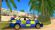 Subaru Impreza WRX STi UK Police 2006 for GTA San Andreas miniature 5