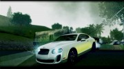 2010 Bentley Continental SuperSports для GTA San Andreas миниатюра 1