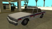 Chevrolet Caprice 1987 Toronto Metro Police for GTA San Andreas miniature 1