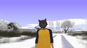 Skin HD GTA Online в маске волка v3 для GTA San Andreas миниатюра 1