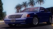 1993 Mercedes-Benz (R129) 600SL\500SL (US-Spec) для GTA San Andreas миниатюра 1