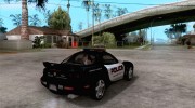 Mazda RX-7 FD3S Police для GTA San Andreas миниатюра 4