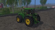 John Deere 8370R para Farming Simulator 2015 miniatura 4