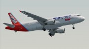 Airbus A320-200 TAM Airlines - Oneworld Alliance Livery для GTA San Andreas миниатюра 2