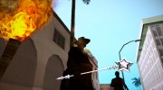 Магический серебряный посох Доброй Розовой Феи - повелительницы шальных единорогов для GTA San Andreas миниатюра 3