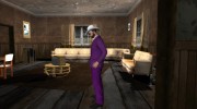 Skin GTA V Online HD в фиолетовом костюме para GTA San Andreas miniatura 2