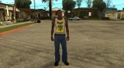 Белая майка Teenage Mutant Ninja Turtles (2003) para GTA San Andreas miniatura 1