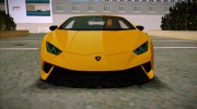 Lamborghini Huracan Performante LP640-4 2017 Wheel style 1 для GTA San Andreas миниатюра 2