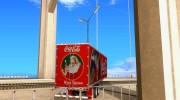 Полуприцеп к Peterbilt 379 Custom Coca Cola для GTA San Andreas миниатюра 5