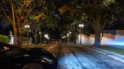 Rockford Hills more Trees and Street Lamps для GTA 5 миниатюра 8
