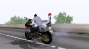 CBR900P Japanese Cop Bike для GTA San Andreas миниатюра 3