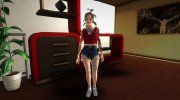 Claire Redfield Denim Shorts para GTA San Andreas miniatura 2