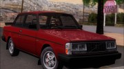 Volvo 242 Turbo 1983 - Stock for GTA San Andreas miniature 8