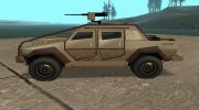 GTA V HVY Insurgent Pick-up SA Style для GTA San Andreas миниатюра 3