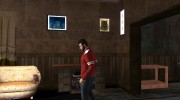 Skin GTA V Online HD в красной куртке для GTA San Andreas миниатюра 4