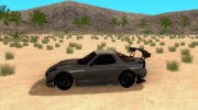 Mazda RX7 Drift para GTA San Andreas miniatura 2