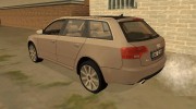 Audi A4 2005 Avant 3.2 Quattro Open Sky for GTA San Andreas miniature 4