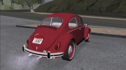 Volkswagen Beetle (Fusca) 1300 1971 для GTA San Andreas миниатюра 2
