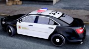 Ford Taurus LASD Interceptor для GTA San Andreas миниатюра 4
