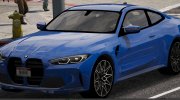 2021 BMW M4 Competition для GTA 5 миниатюра 1