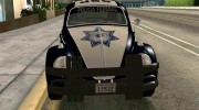 Volkswagen Beetle 1963 Policia Federal para GTA San Andreas miniatura 2